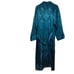 Vintage Victoria Secret Gold Label Emerald Green Satin Belted Jacquard Robe M/L