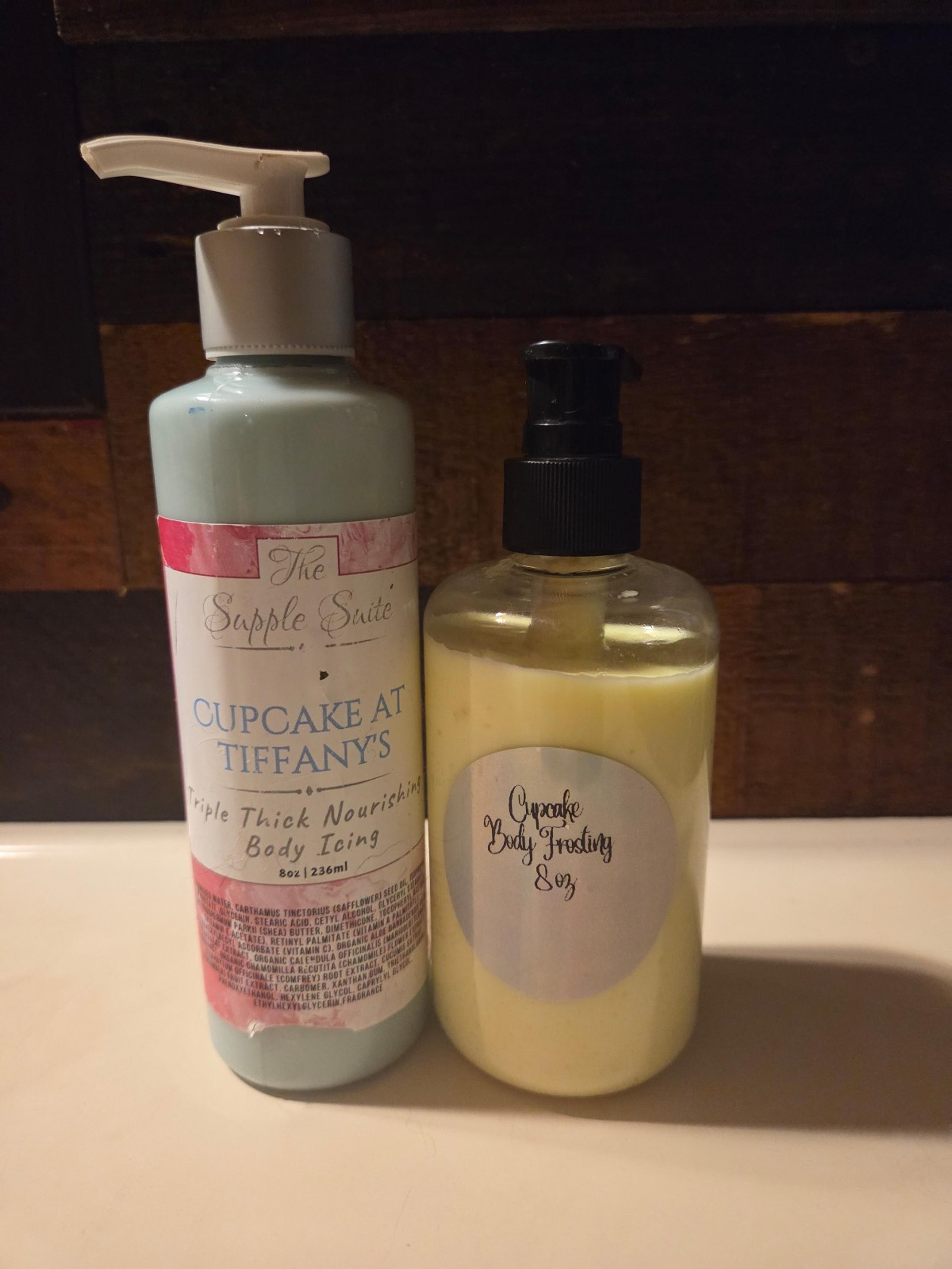 Cupcake body icing lotion
