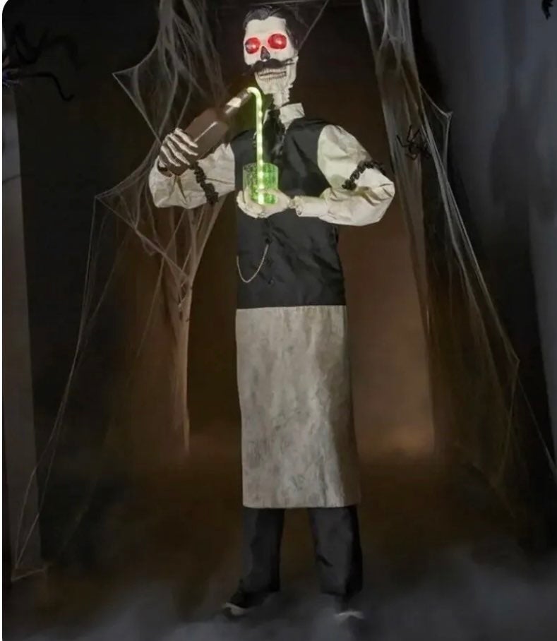 6 ft Animated Dean the Deathologist Halloween Animatronic Home Depot In