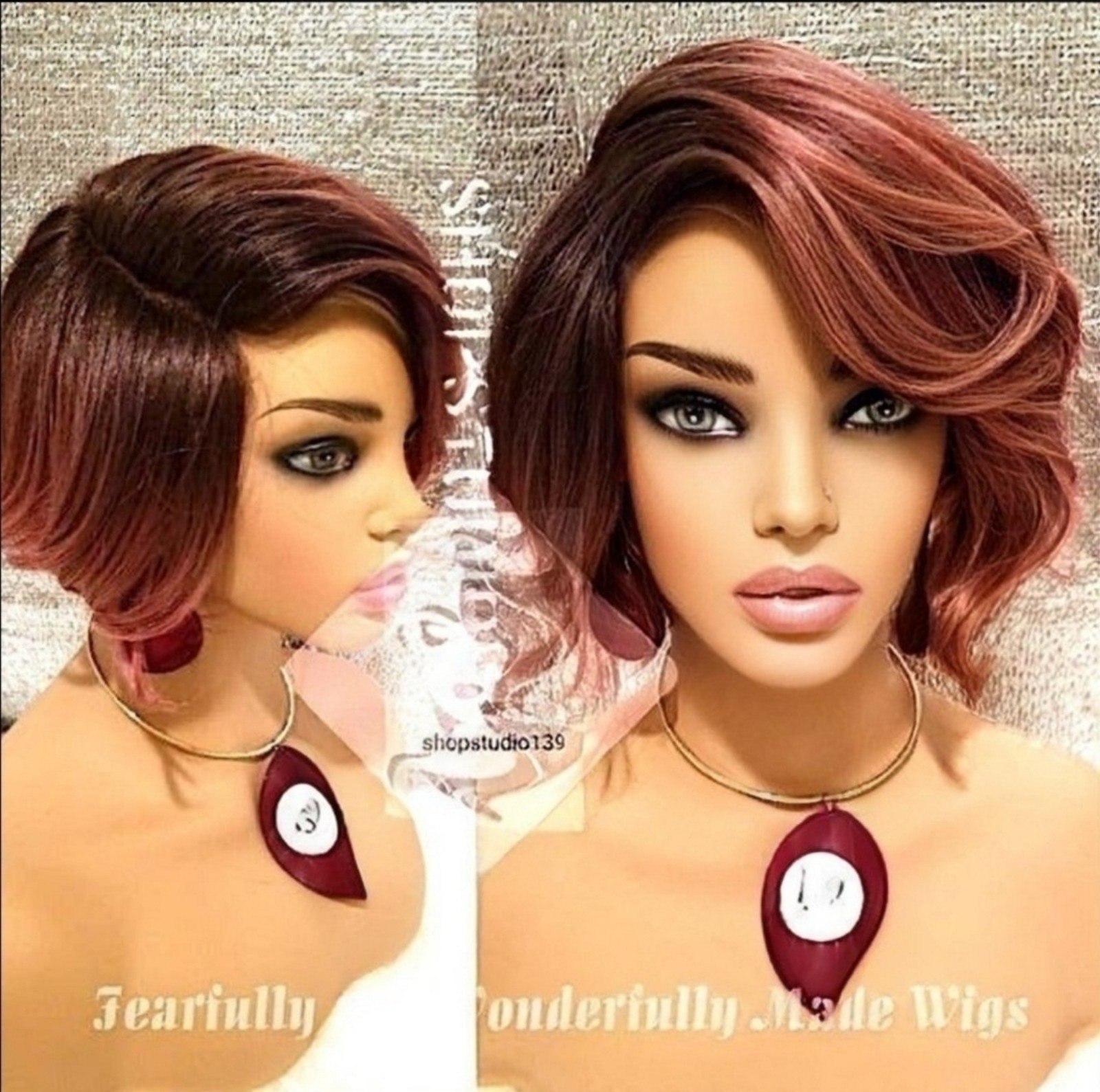 Payton Rose gold Human hair