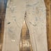 Carhartt B11 BRN Brown Paint Splatter Carpenter Pants Size 37 x 28