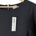 New Women’s Chicos Textured Pointe 3/4 Sleeve Top Size 00