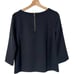 New Women’s Chicos Textured Pointe 3/4 Sleeve Top Size 00