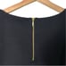 New Women’s Chicos Textured Pointe 3/4 Sleeve Top Size 00