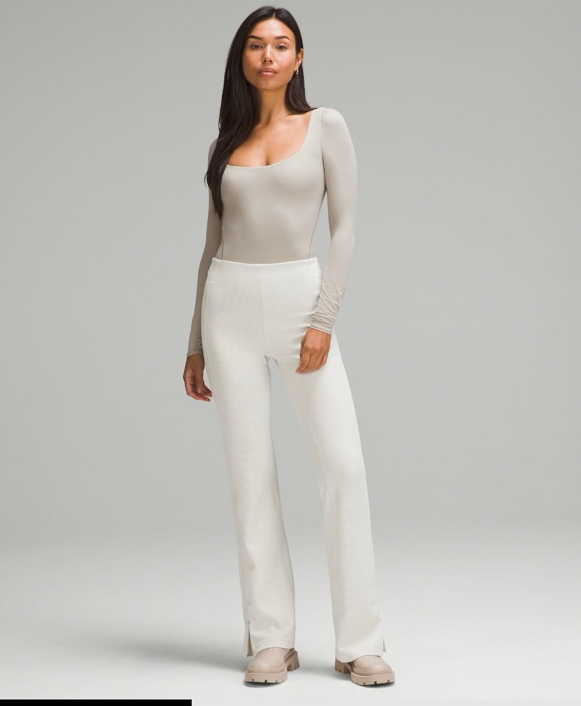 NWT Lululemon square neck long sleeve bodysuit size L