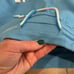 ZYIA ACTIVE Sky Blue Uppercut Cropped Spell-Out Cotton Pullover Hoodie Size XS