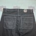 Vintage y2k super baggy jeans wide leg black goth grunge skater hip hop 45x30