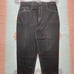 Vintage y2k super baggy jeans wide leg black goth grunge skater hip hop 45x30