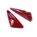 New Tesla Model 3 / Model Y Real Carbon Fiber Red Side Fender Camera Vent Cover