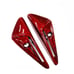 New Tesla Model 3 / Model Y Real Carbon Fiber Red Side Fender Camera Vent Cover