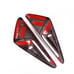 New Tesla Model 3 / Model Y Real Carbon Fiber Red Side Fender Camera Vent Cover