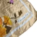 Christian Dior Floral Square Scarf, Yellow & Brown, High-Quality Fabric
