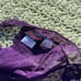 Dreamgirl purple sweater though cutout top
