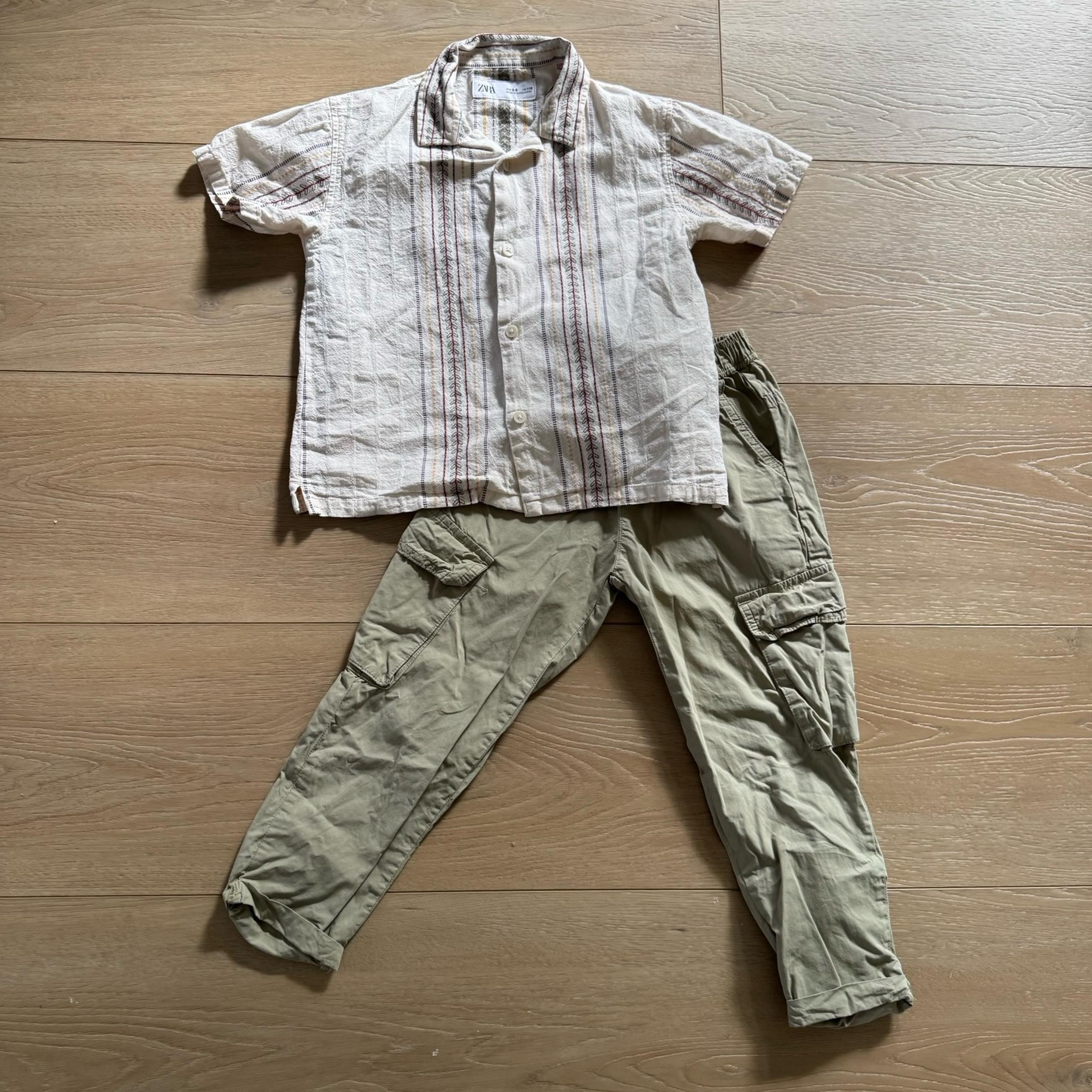 ZARA Green Boys outfit
