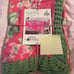 BRAND NEW APRIL CORNELL COTTAGE ROSES SQUARE TABLECLOTH 60” x 60”