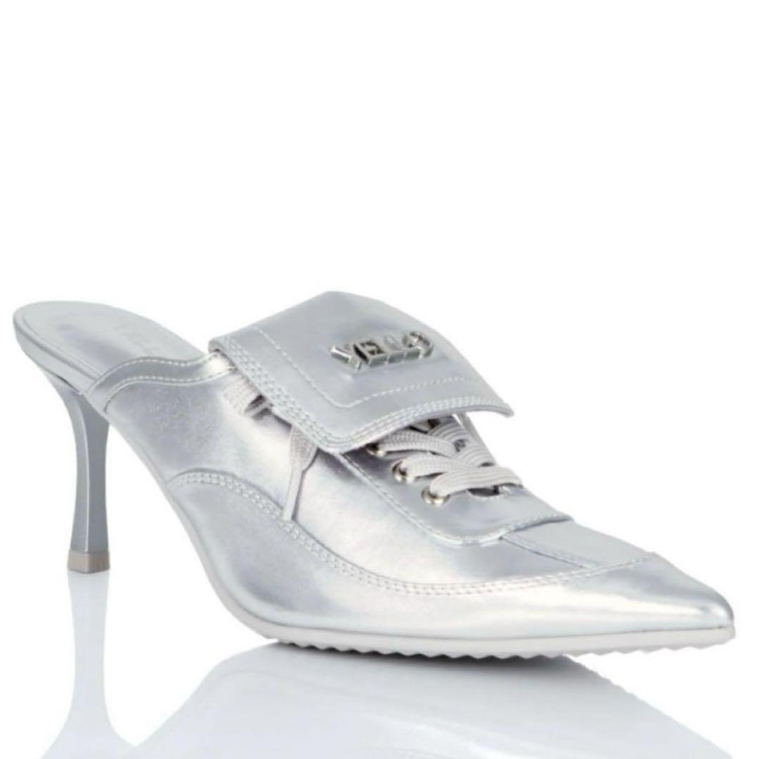 YELLO Sneaker Mules STEEL SNEAKER MULES Silver
