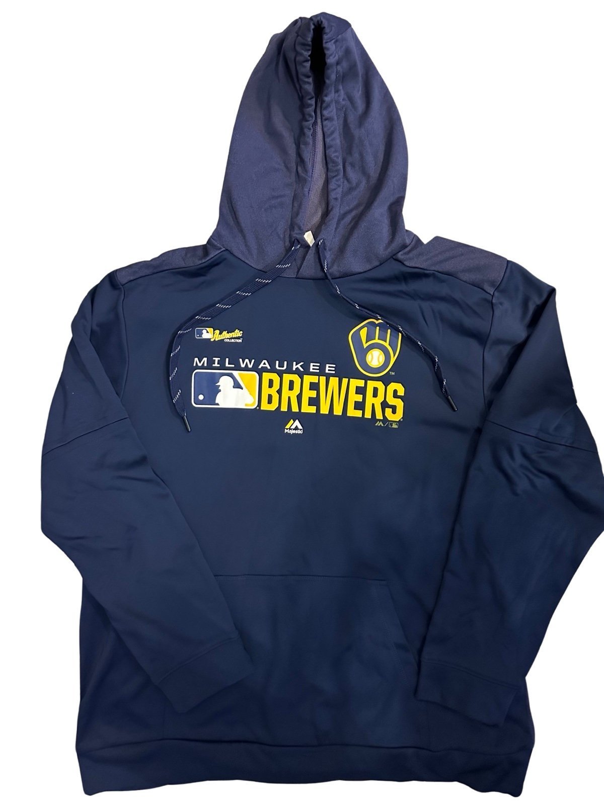 Milwaukee Brewers Majestic Hoodie - Men’s Large