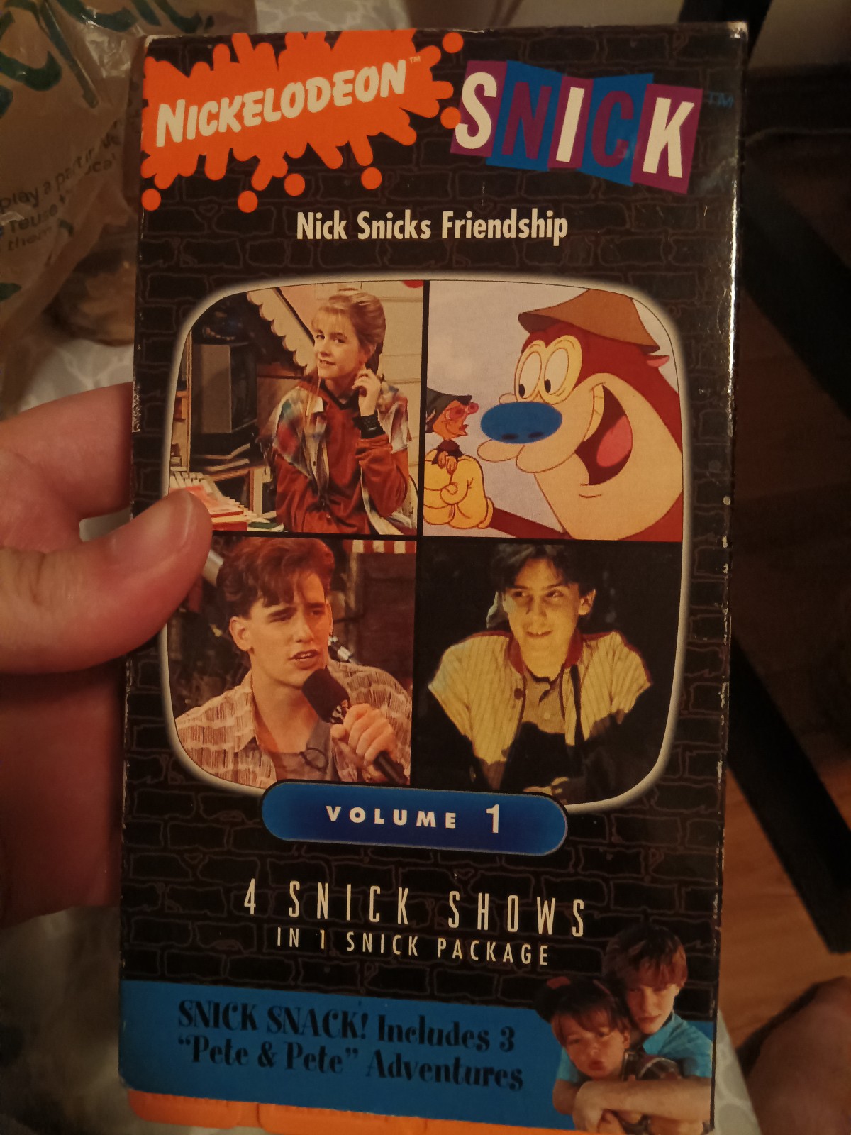 Nickelodeon Snicks The Family Vol 1 VHS 90’s Nick At Night Clarissa Ren Stimpy