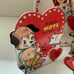 Vintage Valentines Day decor and Plates set of 8