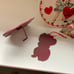 Vintage Valentines Day decor and Plates set of 8