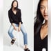 Theory / Adrianna black 100% Cashmere V-Neck Sweater classic small S