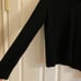 Theory / Adrianna black 100% Cashmere V-Neck Sweater classic small S