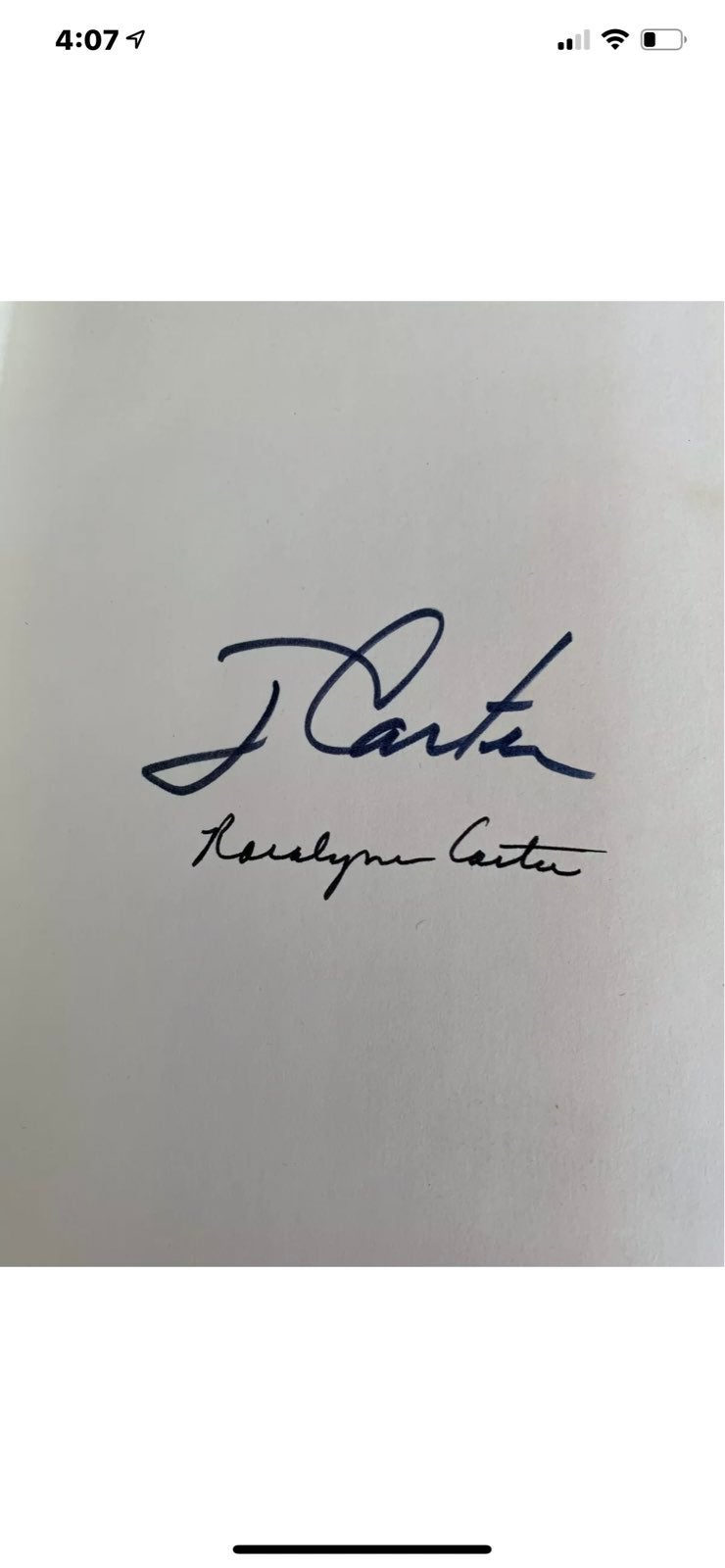 EVERYTHING TO SIGNED JIMMY & R CARTER