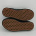 VANS Comfycush Women's Pre-owned Black Embroidered Flames Sneakers - sz. 5 1/2