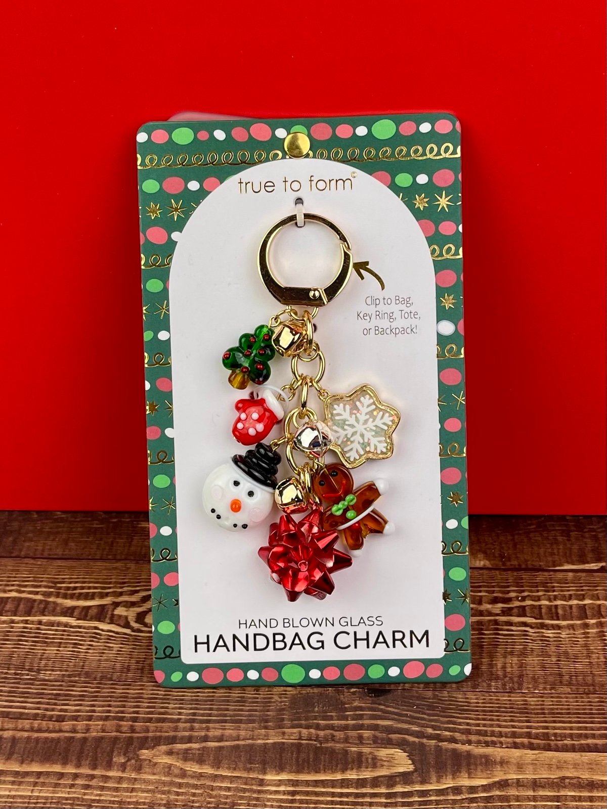 True to Form Christmas Holiday Cheer Bag Charm