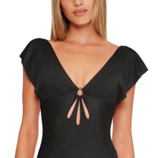 Trina Turk black swimsuit size 8