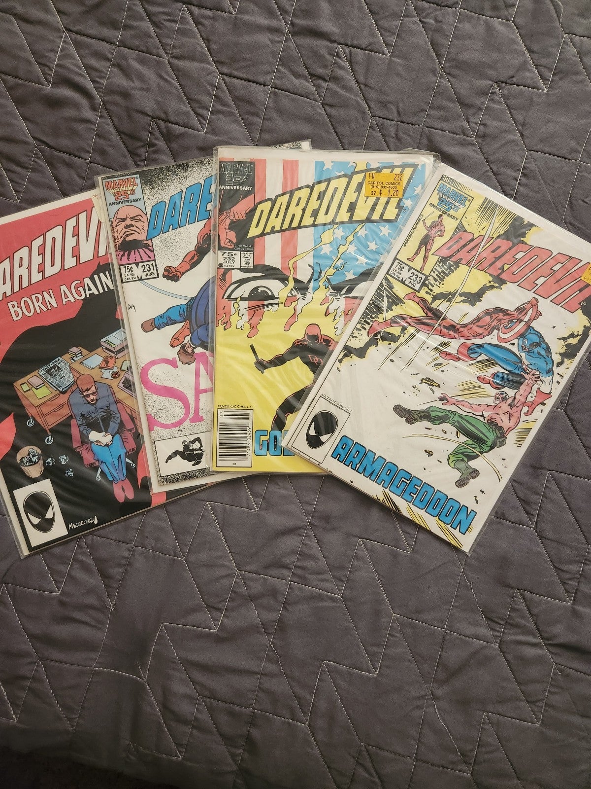 lot Daredevil Frank Miller Born again and assorted marvel knights