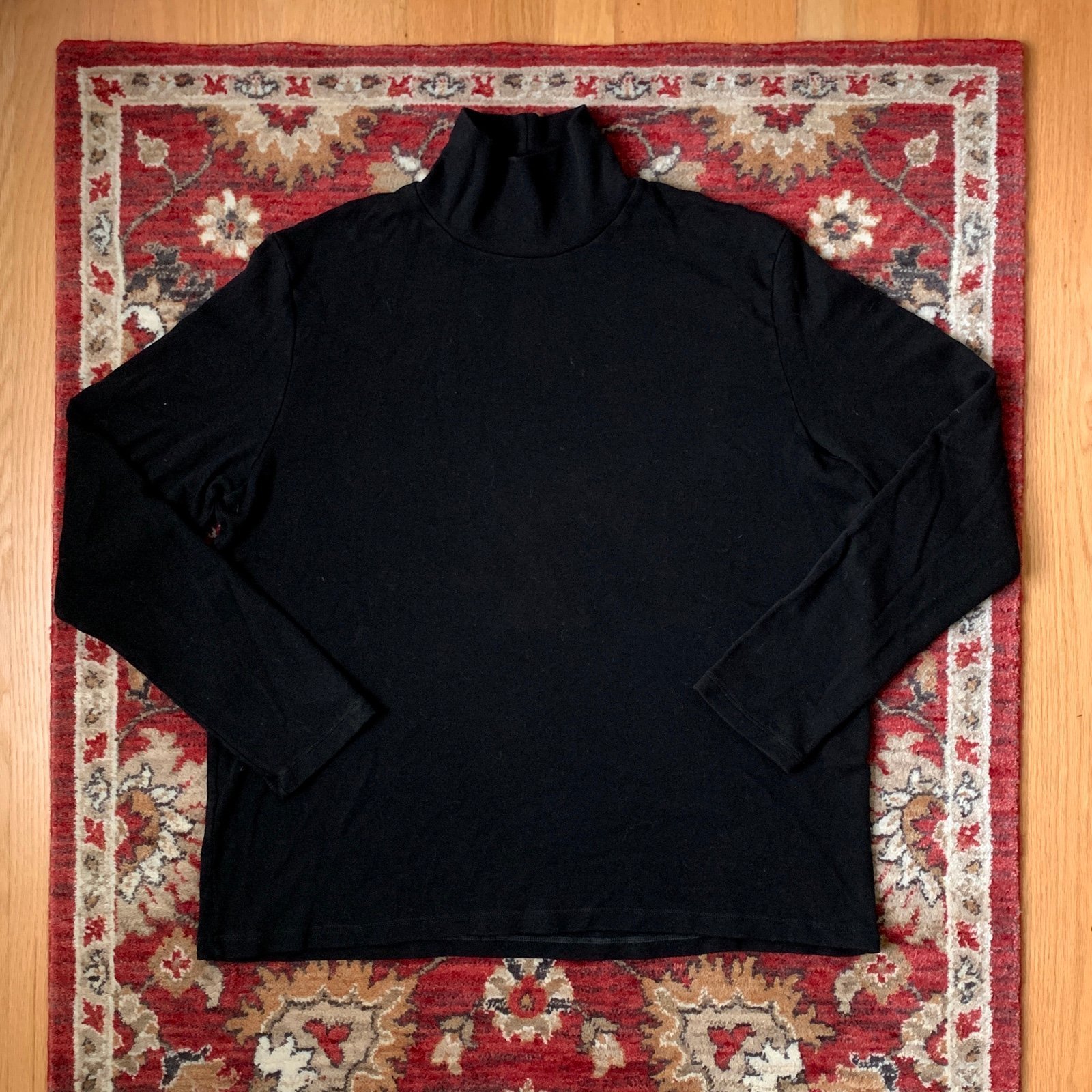 Prairie Underground black organic cotton long sleeve top XXL