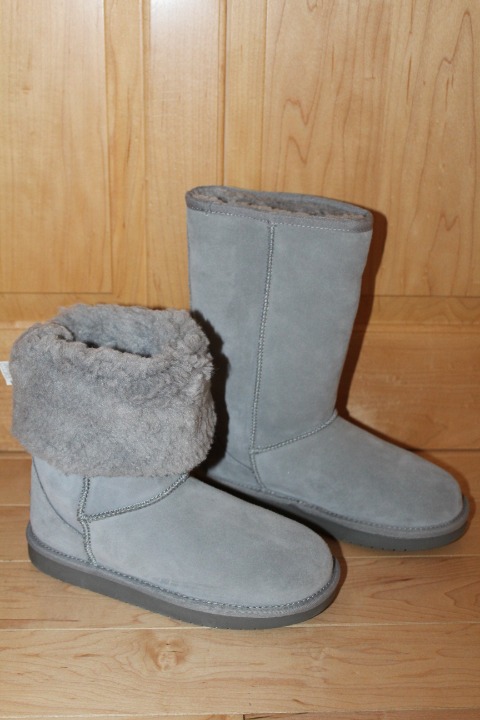 UGG KOOLABURRA GIRLS FUR SUEDE BOOTS 1