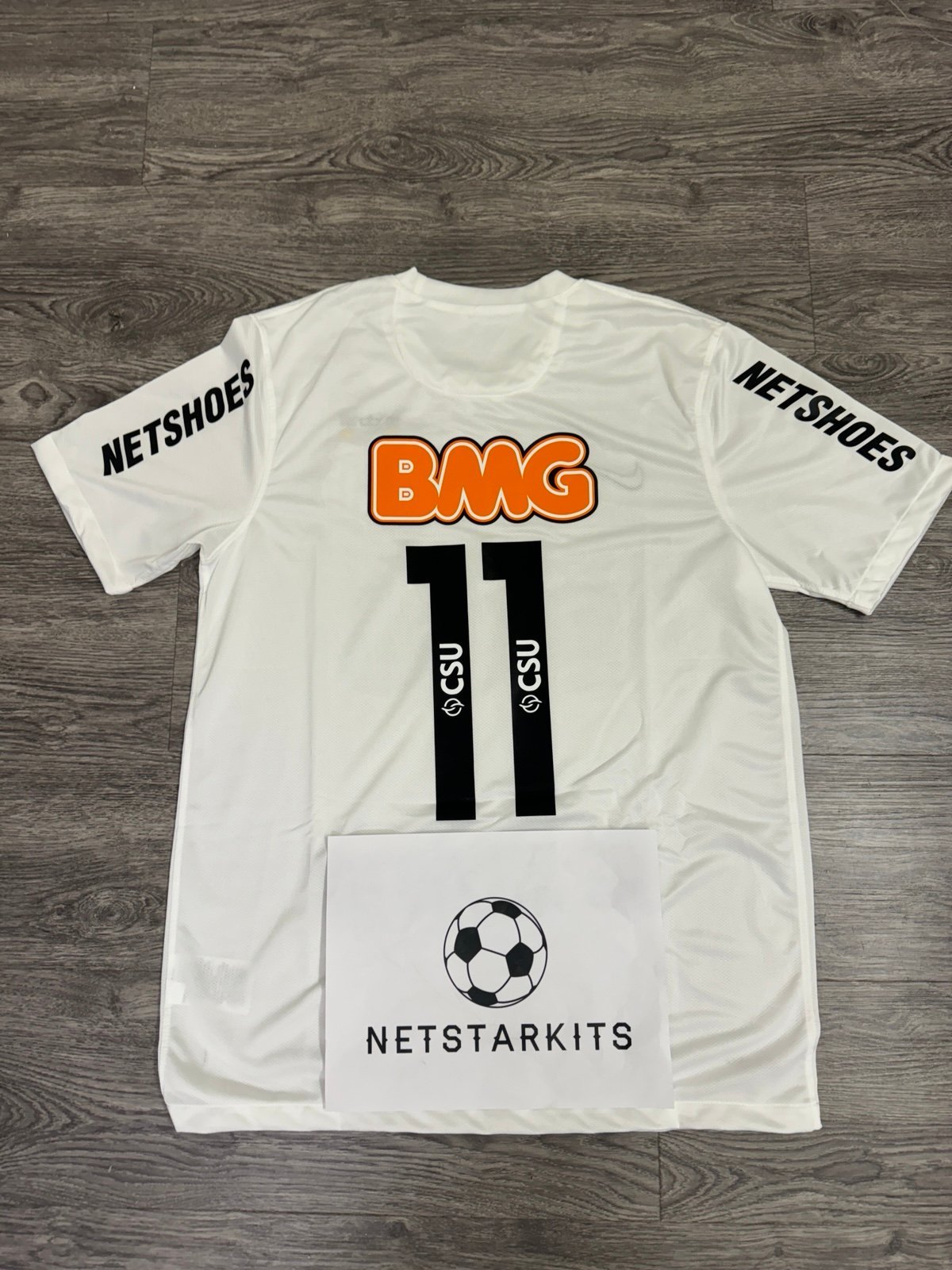 Santos FC 2011/2012 Home Jersey Neymar White #11