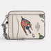 NWT COACH Cosmic Coach Zip Card Case With Rocket Print CW889 AUTHENTIC