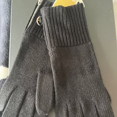 MICHAEL KORS LOGO ZIPPER GLOVES, NWT