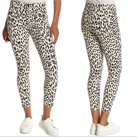 Joes Jeans The Charlie Leopard Print High Rise 28