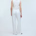 Madewell Harlow Wide-Leg Pants 100% Linen White Size 8/M NWT