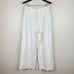Madewell Harlow Wide-Leg Pants 100% Linen White Size 8/M NWT