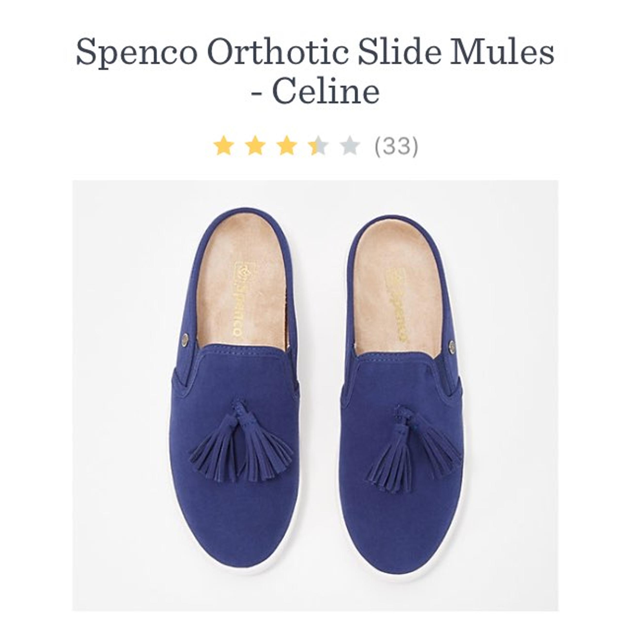 Spenco Orthotic Slide Mules