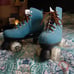 Roller skates with light up wheels