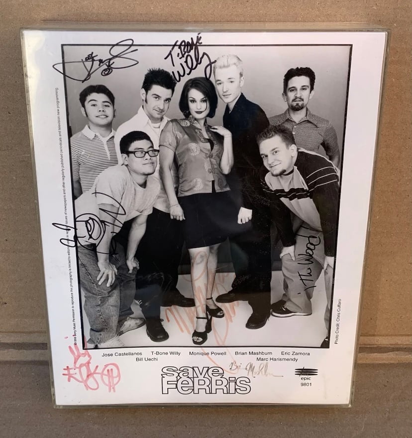 Save Ferris Band Autographed Signed Photo Picture Poster 10”x8” Monique Powell