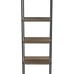 Household Essentials 5 Tier Storage Tower Metal, Grey Shelf – Black Frame