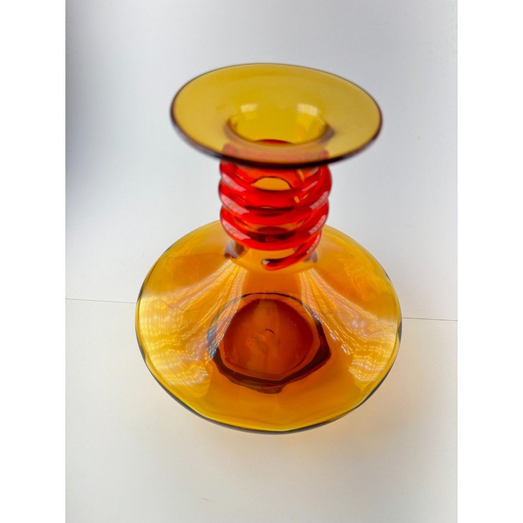 Amber-Color 5.5 inch Vase