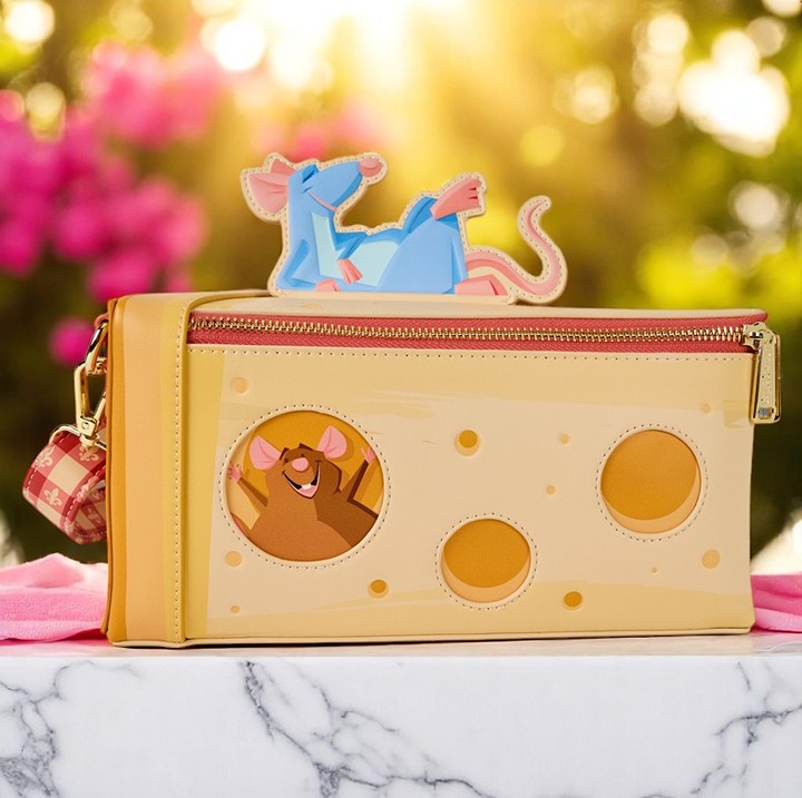 Ratatouille Remy & Emile Cheese Figural Crossbody Bag