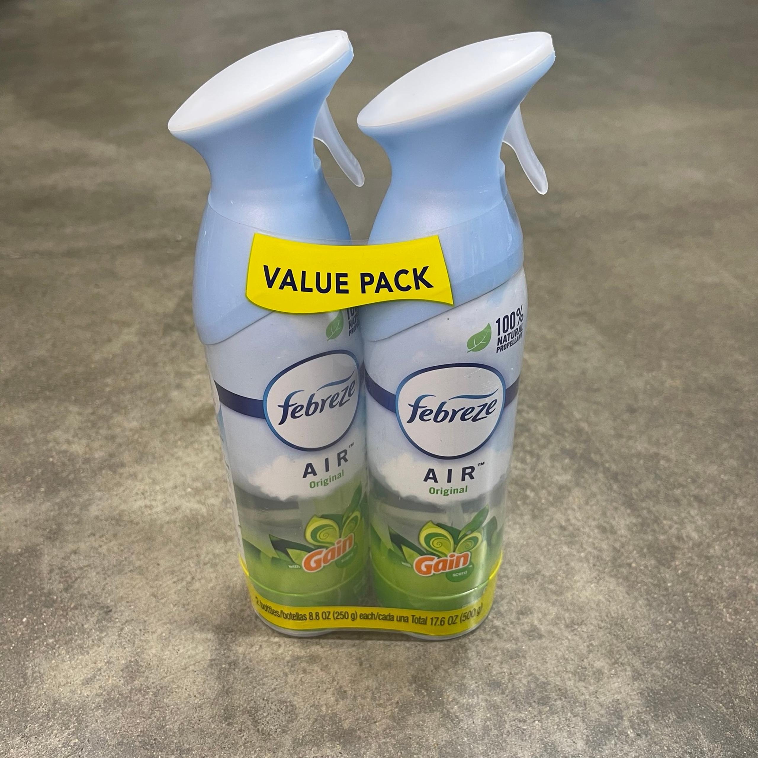 Febreze AIR Original Gain Air Freshener Spray 2pk