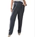 Vintage Valerie Stevens WOOL Grey Pinstripe High Rise Preppy Trouser Slacks 6