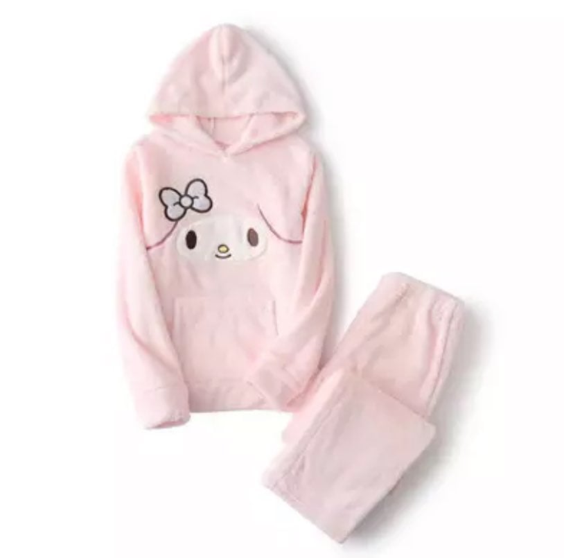 My Melody Anime Plush Thick Pajamas NEW