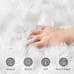 Soft 2 x 3 Feet Sheepskin Fur Rug