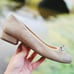 PAUL GREEN Ursula Metallic Suede Ballet Flats 6.5 / Classic Elegant Timeless